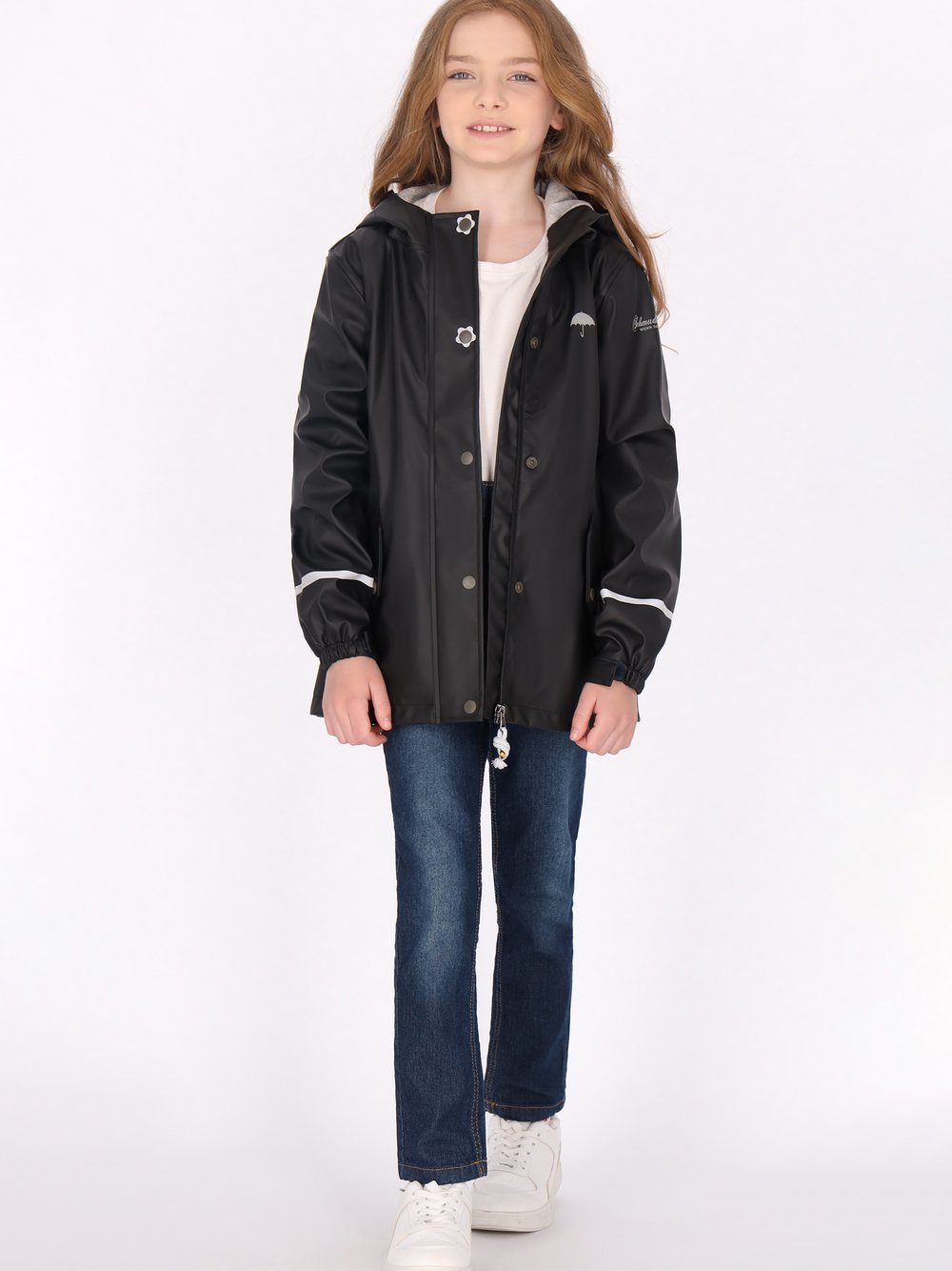 Schmuddelwedda Regenmantel Mädchen schwarz, 140 Image