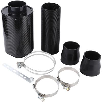 Eosnow Universelles Auto-3-Zoll-Carbonfaser-Kaltluftfilter-Feed-Kit mit geschlossenem Ansaug- und