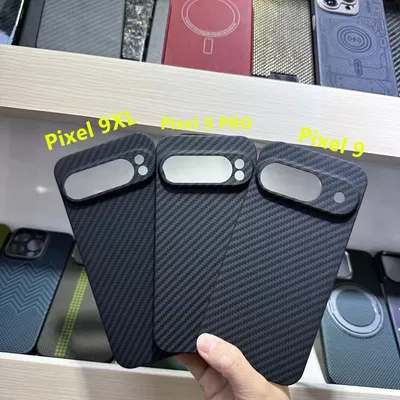 For Google Pixel 9XL Carbon Fiber Case Cover Aramid Fiber Ultra-thin Phone Case for Google Pixel 9 Pro/Pixel 9 Phone Accessories