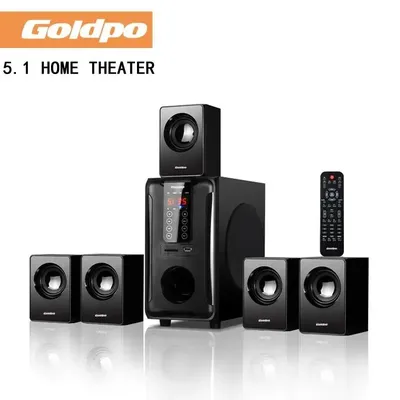 5.1 Home Theater Bluetooth Audio Set 60W High Power Home TV Living Room KTV Bluetooth Surround Sound Subwoofer Speaker