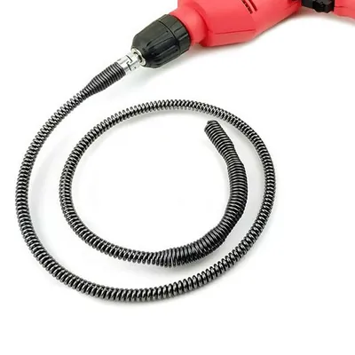 Toilet Plunger Toilet Auger High Pressure Electric Drill Spring Tube Applied To Kitchen Bathroom Clogged Pipe