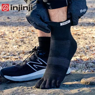 Injinji five-finger socks thin professional running socks coolmax sports toe socks