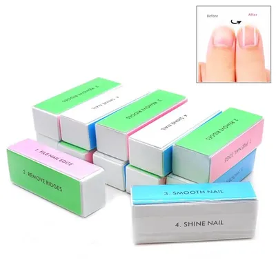 Nail Sponge Buffer Block Shine Polisher Nail Polishing Tools Nail Buffing File Manicure Sanding Nail File Nail Art Tools Kit