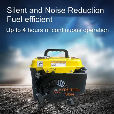 1kw 220V portable portable handheld inverter generator mute manual micro home generator