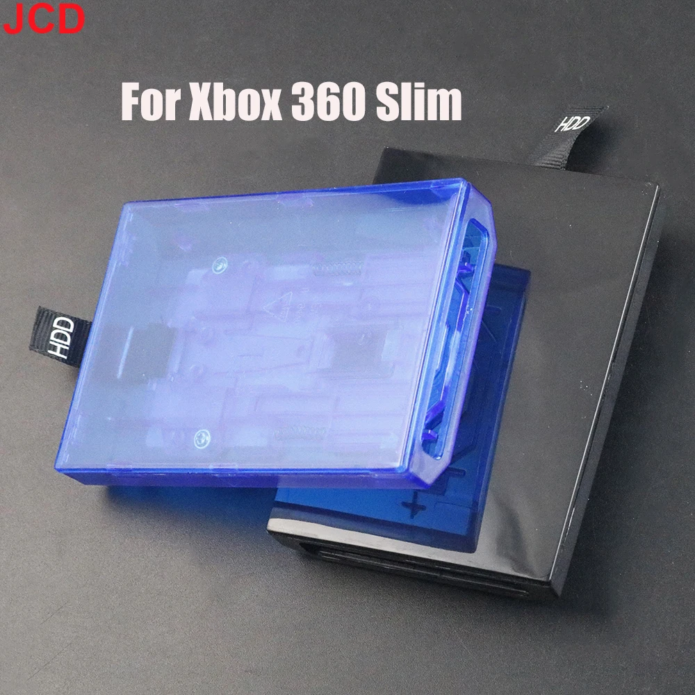JCD 1pcs For Xbox 360 Slim HDD Hard Drive Box Hard Disk Case For Xbox 360 Slim Enclosure Cover Shell HDD Holder Bracket Part