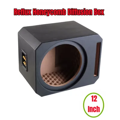 DIY Vehicle Audio Modification,12- Inch Car/Home Subwoofer Box Body， Loudspeaker Maze Front Air Outlet Shell,JL/Rockford-Fosgate