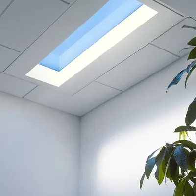 LED Smart Blue Sky Light Ceiling Lamp Clear Sky Light，Natural Light Skylight，Living Room Study Balcony Office Ceiling