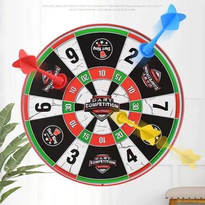 Magnetic Dart Board Set with 3 pcs Darts for Kids and Adults Dartboards Dart Plate Children Adult