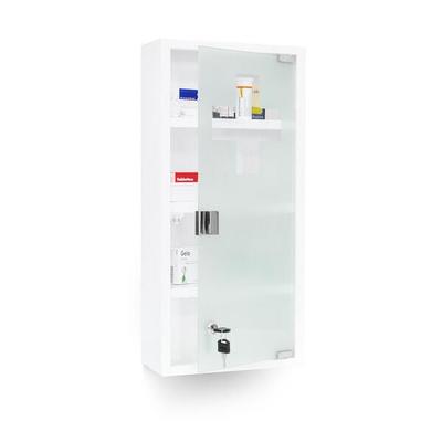relaxdays Medizinschrank »EMERGENCY XXL« weiß, 27x57x12 cm