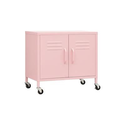 vidaXL Lagerschrank Rosa 60x35x56 cm Stahl Image