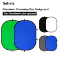 Pannello di sfondo fotografico schermo portatile Chromakey verde blu con borsa per il trasporto sfondo Chromakey per Facebook Live YouTube