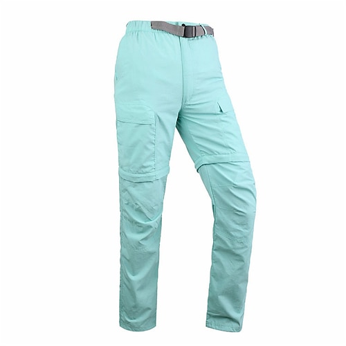 Damen Cargohosen Abzippbare Hosen Wanderhosen Taktische Hosen Militär Frühling Herbst Außen Normale Passform Schnelltrocknend Atmungsaktiv Hosen Elastischer Bund Armeegrün Khaki Jagd Klettern Camping Image