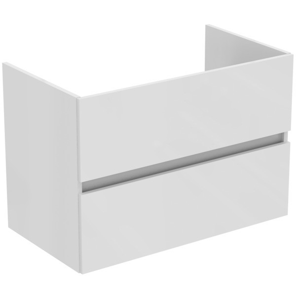 Ideal Standard Waschtischunterschrank Eurovit+ 2 Auszüge 800x440x550mm Hgl. weiss lackiert, R0263WG R0263WG Image