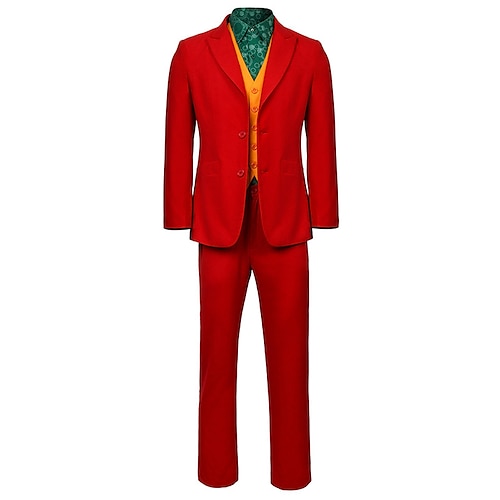 Buchwoche 2026 Joker Outfits Anzüge Blazer Kostümparty for Herren Erwachsene Halloween Karneval Party Leistung Image