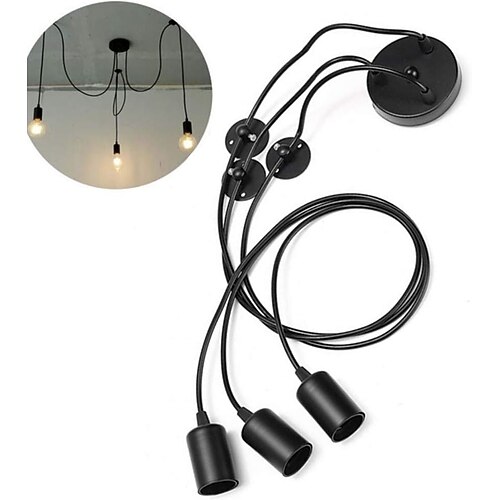 Kronleuchter Esszimmer Kronleuchter einfache moderne Scheibe gerade Platte Mode Glas Lampenschirm Tisch kreative Persönlichkeit Kronleuchter 85-265v Image