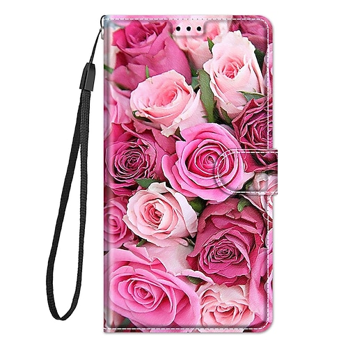 Handy Hülle Handyhüllen Für iPhone 14 Pro Max Plus 13 12 11 Pro Max Rückseite Mit Ständer Mit Handgelenkschlaufe Kartenfach Retro TPU PU-Leder Image