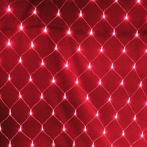 6x4m Netz-Lichterkette 880 LEDs Angelschnur Lichter Warmweiß Kaltweiß Mehrfarbig Wasserdicht Party Baum Hochzeit Patio Wohnkultur Innendekoration Image
