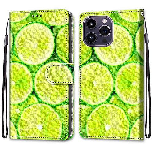 Handy Hülle Handyhüllen Für iPhone 14 Pro Max 13 12 11 Pro Max Mini Rückseite Mit Ständer Mit Handgelenkschlaufe Kartenfach Retro TPU PU-Leder Image