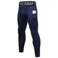 Per uomo Pantaloni Pantaloni a compressione con tasca per telefono Vita alta Livello Base Inverno Fasciante in vita Sollevamento dei glutei Asciugatura rapida Fitness Allenamento in palestra Corsa