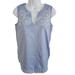 J. Crew Tops | J.Crew Size 00 Chambray Light Blue Eyelet Sleeveless Top 100% Cotton | Color: Blue/White | Size: 00