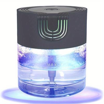 TEMU - With Led Night Colorfullight, Water Filter For Home And Office., Small Essential Oil Aroma Diffuser For Smoke, Pets