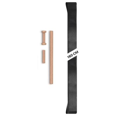 Gibbon Slacklines - Giboard Line - Slackline Gr 160 x 5 cm schwarz Image