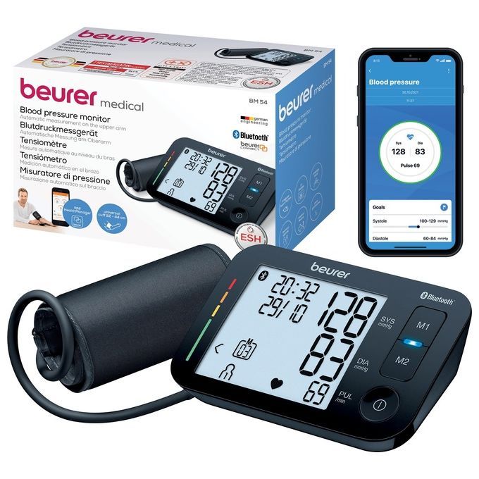 Beurer BM 54 Misuratore di Pressione da Braccio, Connessione Bluetooth