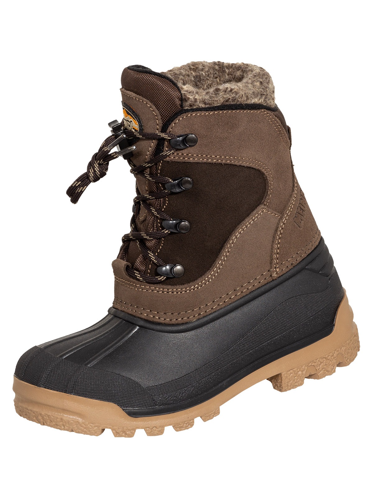 Wanderschuh MEINDL "Meindl Sölden Junior dunkelbraun", Gr. 38, Normalschaft, braun, Veloursleder, Schuhe, Comfort fit mehr Platz im Vorfußbereich und festen Halt in der Ferse Image