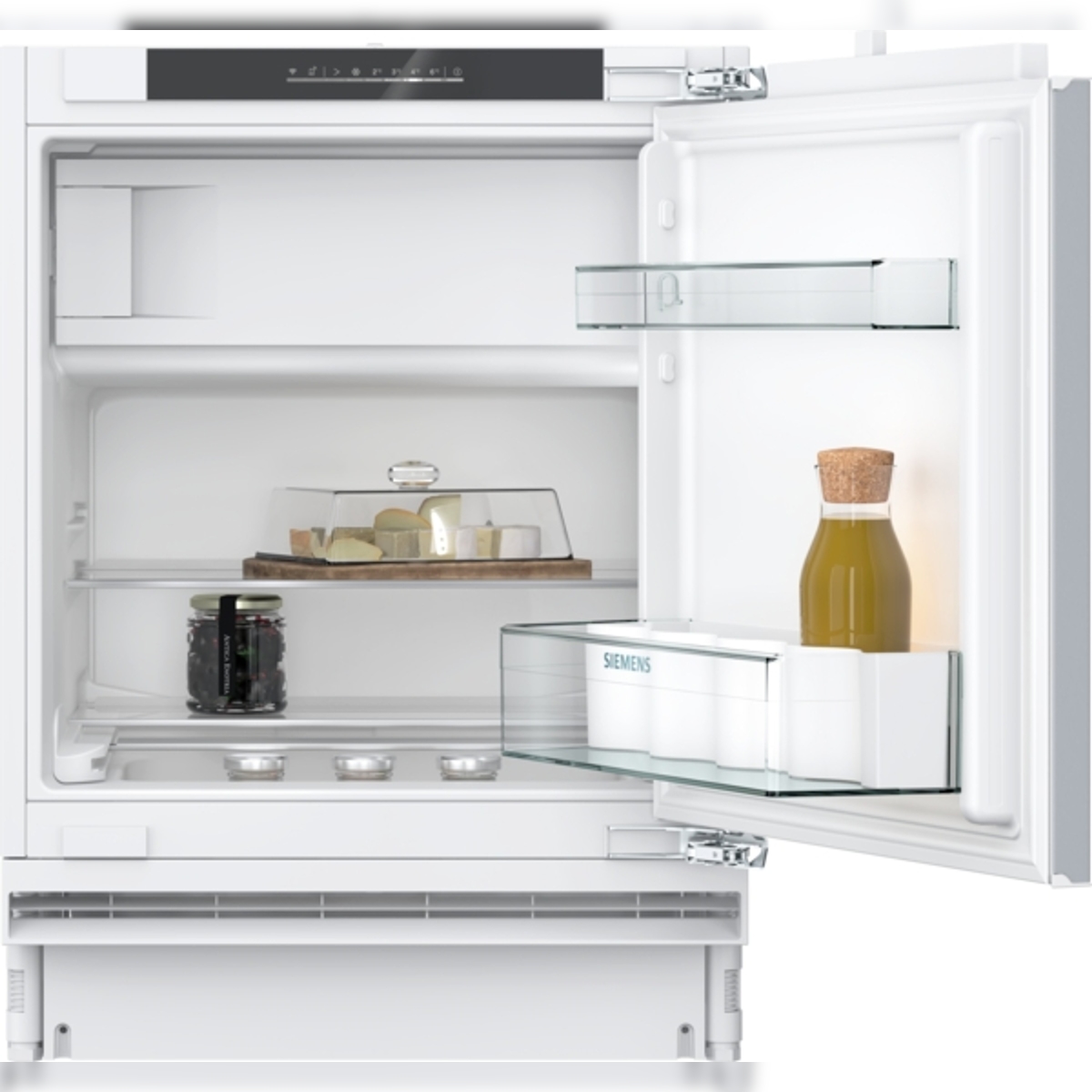 Siemens iQ300, Unterbau-Kühlschrank mit Gefrierfach, 82 x 60 cm, Flachscharnier KU22LVFD0 Image