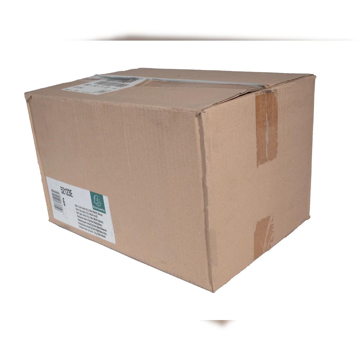 Exacompta 52123E 6x Rolle für Telex 210mm x 47m, 3-lagig weiß/blau/gelb, chemisch reagierend, selbstdurchschreibend, 57g - Weiß Image