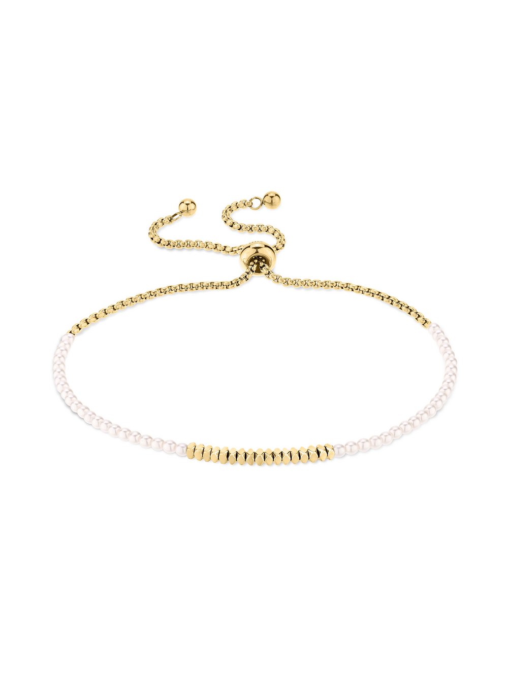 Tamaris Armschmuck Modern Pearl Fusion Damen gold, ONE SIZE Image