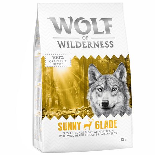 3 + 1 gratis! 4 x 1 kg Wolf of Wilderness - Sunny Glade - Hirsch