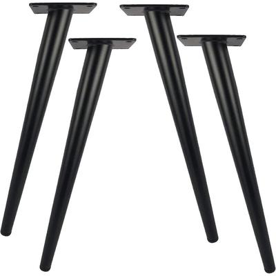 Memkey - 4er-Pack 30 cm lange Metall-Tischbeine für moderne Möbel, Kommoden, Schränke, Image