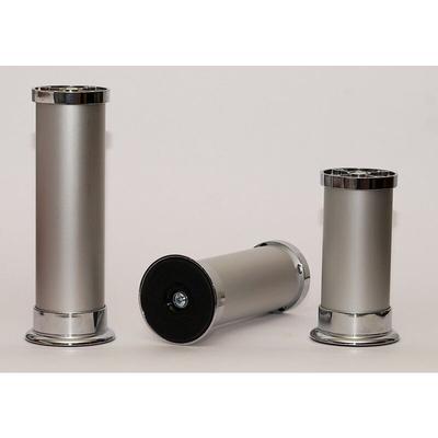 Gamet - Tischbeine Tischbein Möbelfuss Silber div. Höhen Couchfuß Schreibtischfuß 180mm Image
