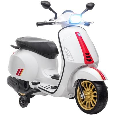 Elektro Kindermotorrad, Vespa 6V Elektromotorrad mit MP3, usb, FM-Radio, LED-Scheinwerfer, Image