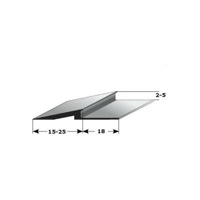 Rampenanstoßprofil 'Broadford' Rampenanstoßleiste für Designbeläge, 2 - 5 mm Einfasshöhe, Aluminium Image