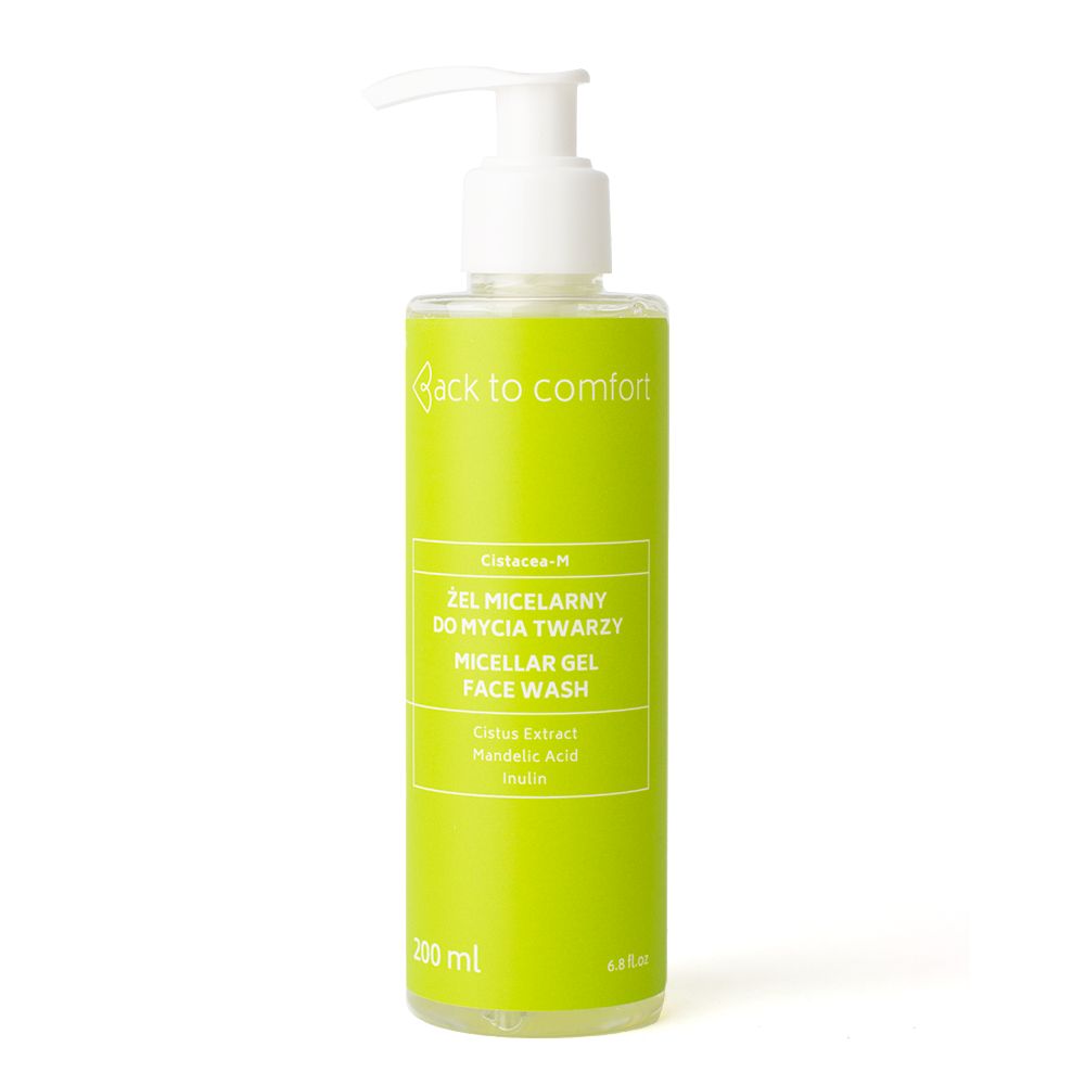 Gel Detergente Micellare per Pelle Acneica e Sensibile Back To Comfort