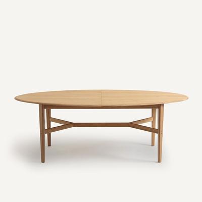 Tadame Solid Oak and Veneer Extendable Table