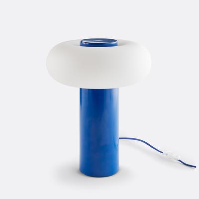 Omer Metal & Opaline Table Lamp