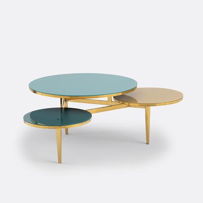 Ruben Tempered Glass Triple Coffee Table