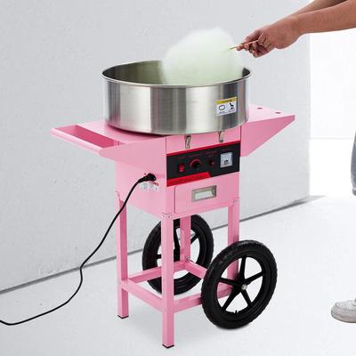 Cotton Candy Machine Cart - 20.5 Inch, Precision Temperature Control