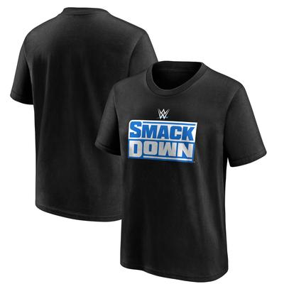 WWE Smack Down Logo T-Shirt - Schwarz - Jugendliche Image