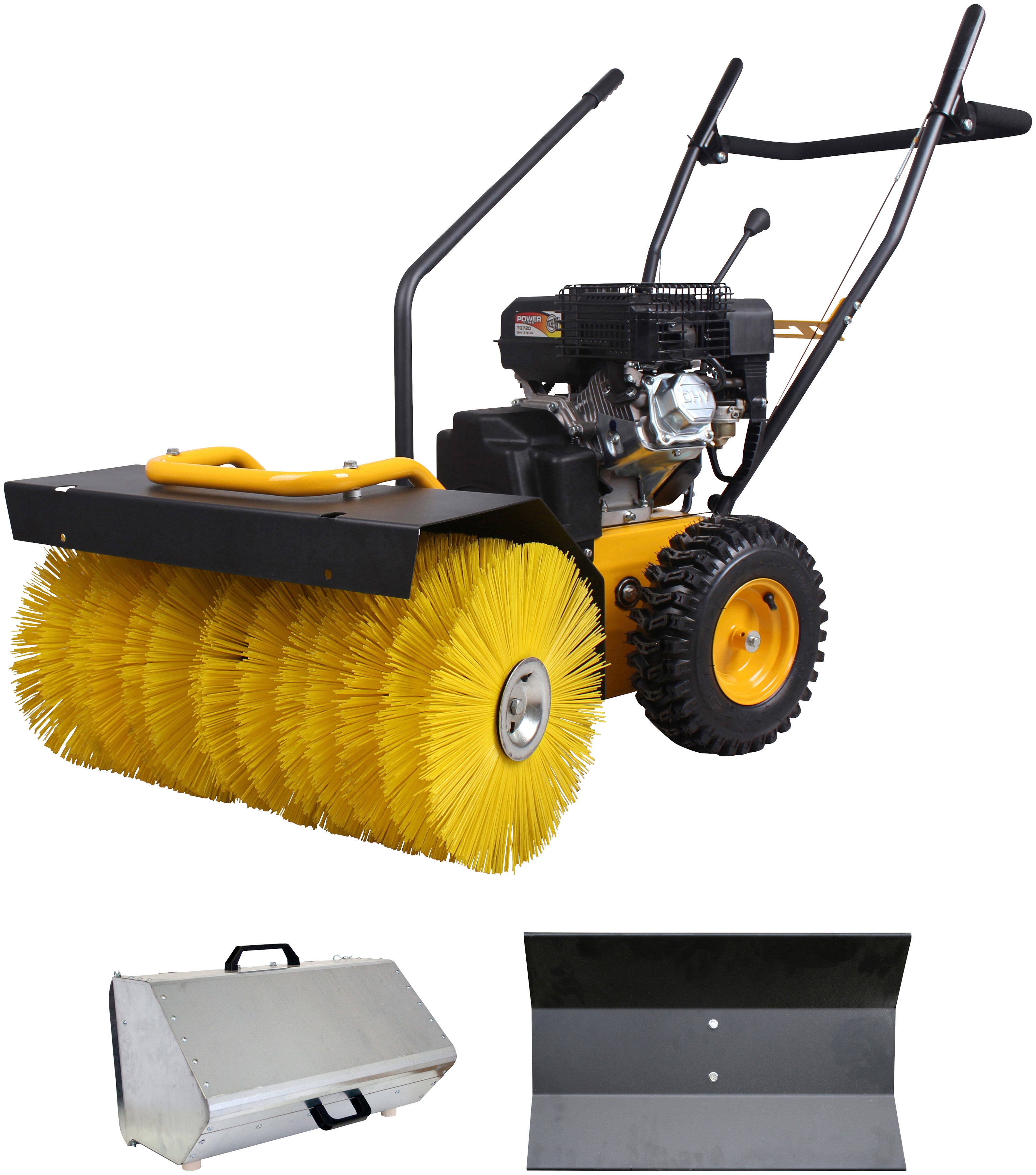 Kehrmaschine TEXAS "Handy Sweep 650TGE", gelb, Einachser Image