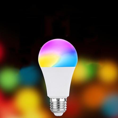 E26 Tuya Smart LED-Lampe A19 Alexa Sprachsteuerung Dimmen und Färben WiFi A70 Lampe Licht RGBCW 9W15W