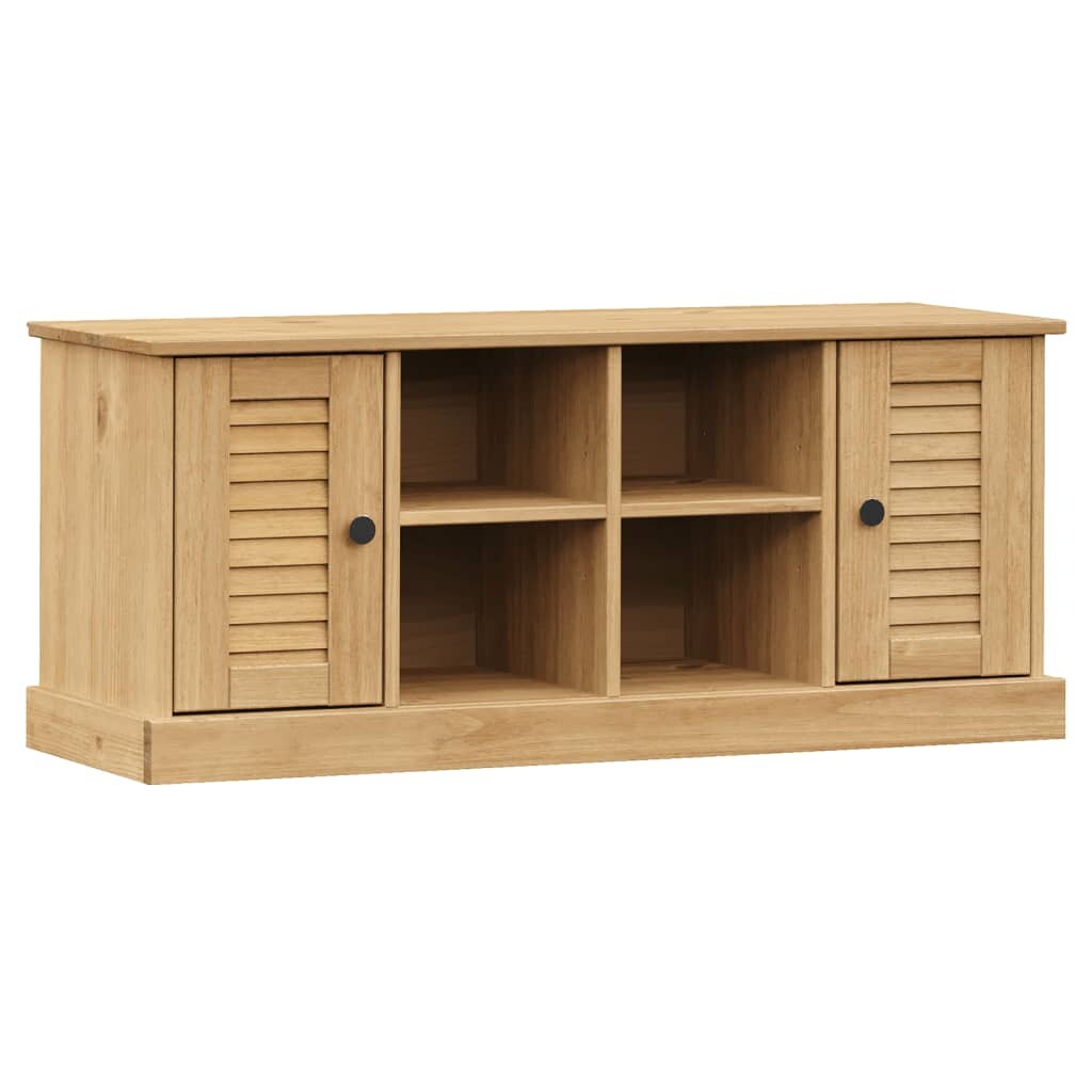 vidaXL Schuhbank VIGO 106x35x45 cm Massivholz Kiefer Image