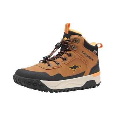 Sneaker KANGAROOS "K-NB Vivi RV", Gr. 36, braun (tan, orange), Textil, Synthetik, sportlich, Schuhe, wasserabweisend, reflektierend und gefüttert Image