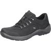 Sneaker WALDLÄUFER "HAYO", Herren, Gr. 9,5 (44), blau (nachtblau), Nubukleder, unifarben, sportlich, Schuhe, Freizeitschuh, Halbschuh, Schnürschuh in Bequemweite G (= weit)
