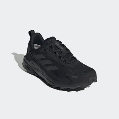 Wanderschuh ADIDAS TERREX "TERREX ANYLANDER RAIN.RDY", Gr. 37, schwarz (core schwarz, core schwarz, grau four), Textil, 