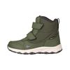 Winterstiefel TROLLKIDS "KIDS HAFJELL WINTER BOOTS", Gr. 32, grün (moss), Synthetik, mehrfarbig, sportlich, Schuhe, wasserdicht, Klettverschluss, reflektierende Details