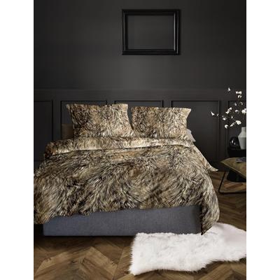 Bettwäsche IRISETTE "Zobel 8555", beige (natur), B/L: 140cm x 200cm, , Biber, B/L: 90cm x 70cm, Biber, Obermaterial: 100% Baumwolle, Bettwäsche, samtig weich Image